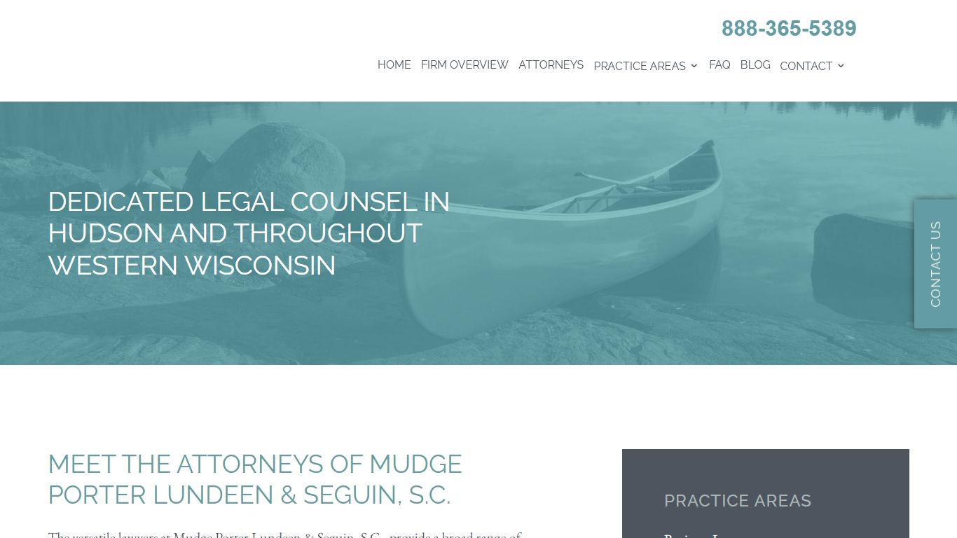 Attorneys | Mudge Porter Lundeen & Seguin S.C. | Hudson, Wisconsin